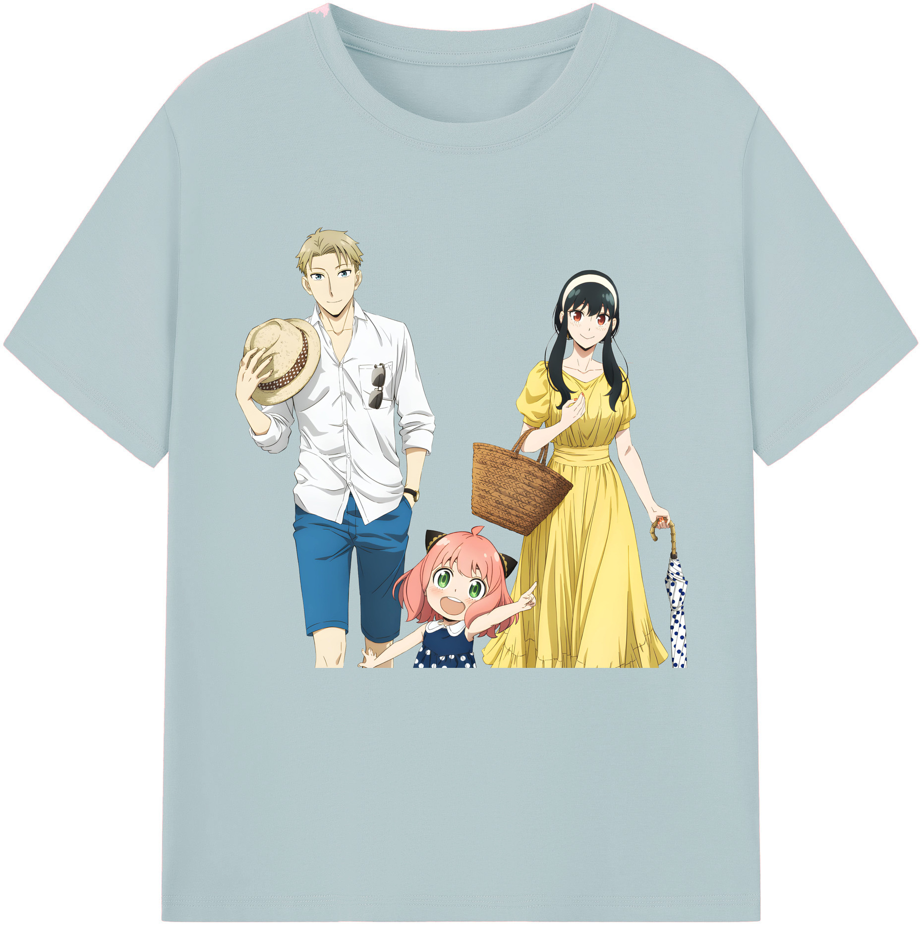 （画像用） SPY×FAMILY间谍家家酒 綿100％半袖Tシャツ（フロントプリント）